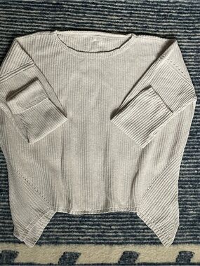 100% Cotton Oversized Sweater Off White Poetry (UK)